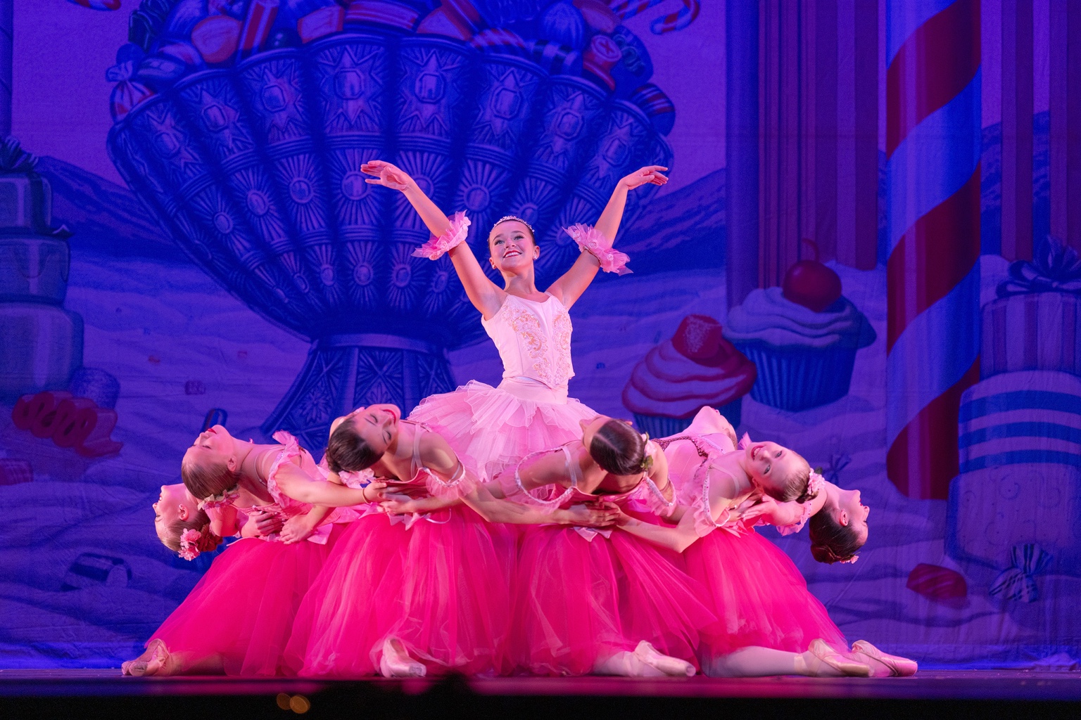 Ballet performance shot